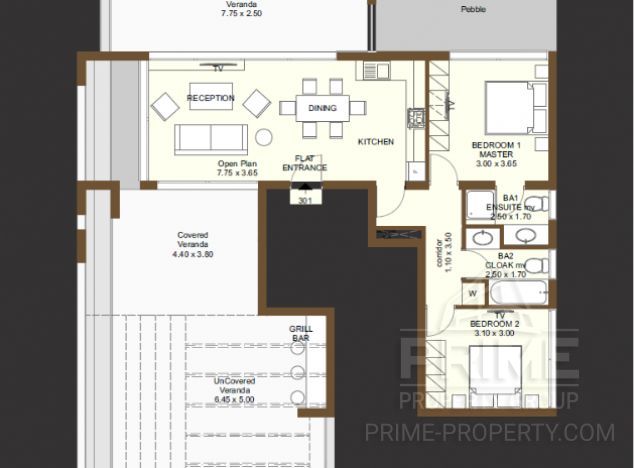 Apartament w rejonie Larnaca (Cineplex) na sprzedaż