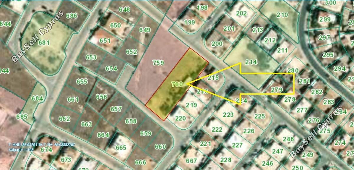 Ziemia w rejonie Famagusta (Frenaros) na sprzedaż